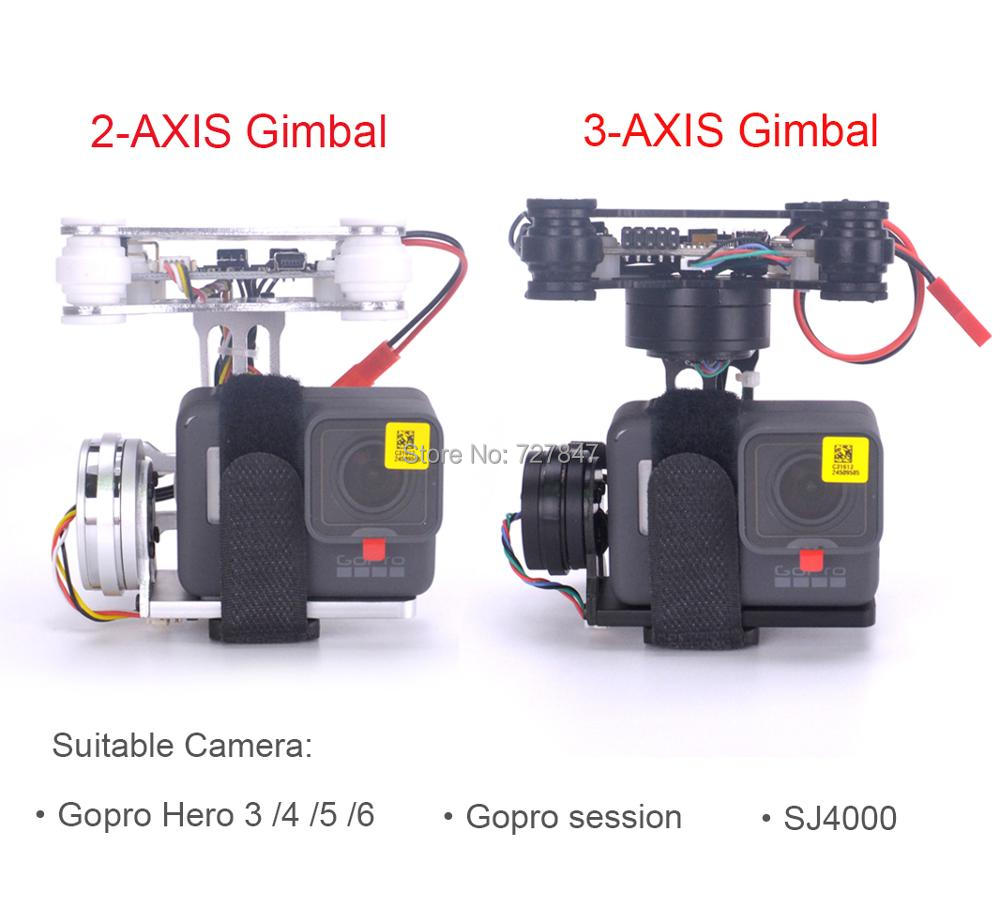 3-осевая/Легкая двухосевая бес – обзор и цена Drone Gimbal For Gopro